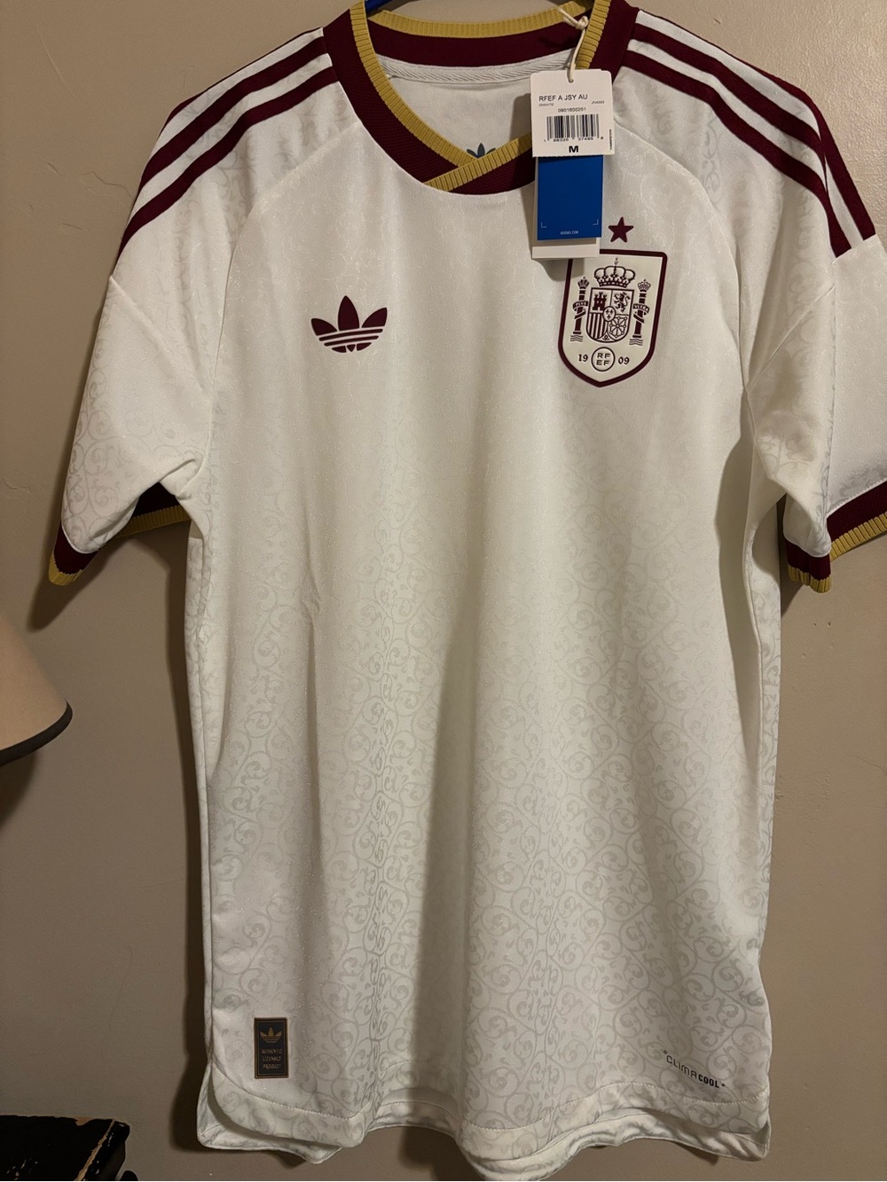 SPAIN WORLD CUP JERSEY PLAYER VERSION